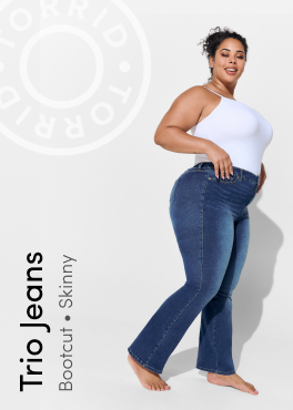 Precio más barato de moda ropa mujer Plus Size Ripped Jeans
