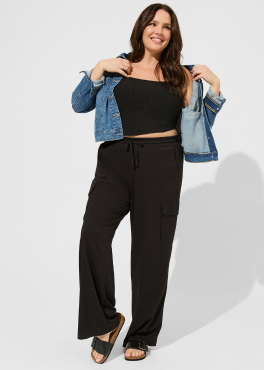 Pull On Stretch Dress Pants